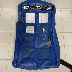 Doctor Who Tardis police box backpack